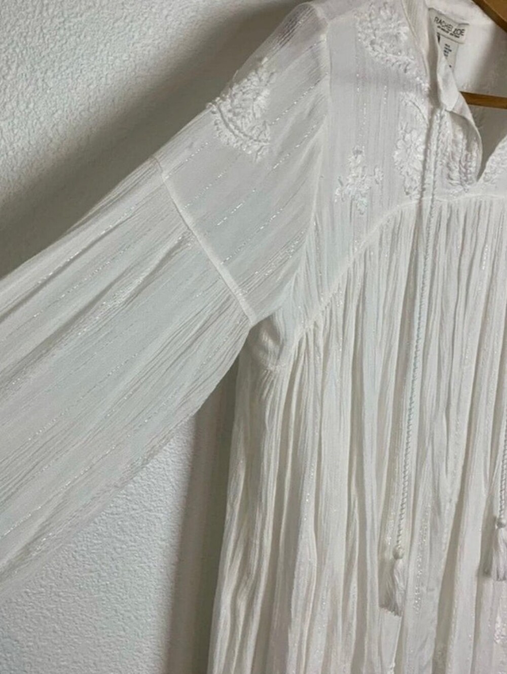 NWT RACHEL ZOE BOHO SUPERCUTE EMBROIDERED BLOUSE! - Picture 4 of 4